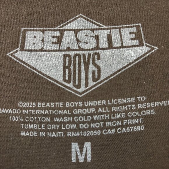 Beastie Boys Root Down brown T-Shirt Size Medium - Picture 4 of 4